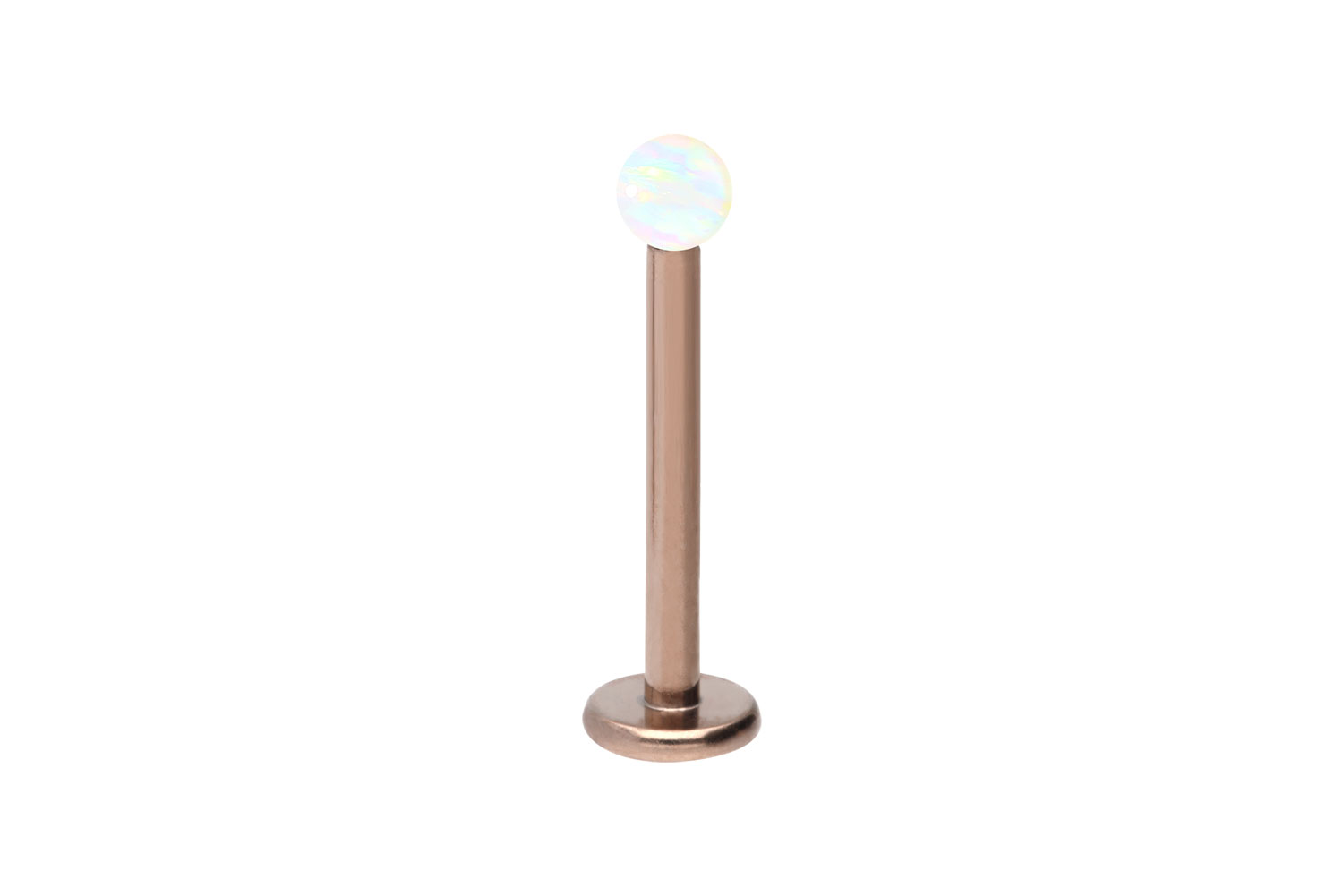 Chirurgenstahl Labret Piercing SYNTHETISCHER OPAL